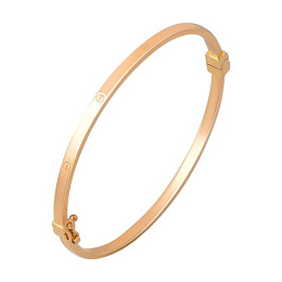 Gold bracelet without stones
