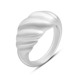 Silver ring without stones
