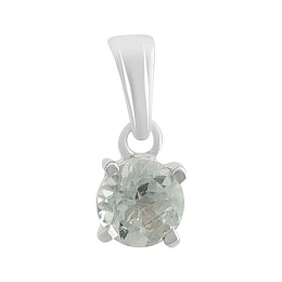 Серебряная подвеска с топазом 0.54ct