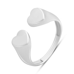 Серебряное кольцо без камней