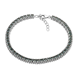 Серебряный браслет с топазом Лондон Блю 4.053ct