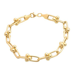 Золотий браслет без каменів