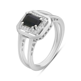 Серебряное кольцо с сапфиром 1.455ct