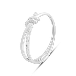 Срібний браслет з фіанітами