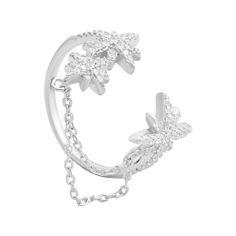 Серебряное кольцо с фианитами