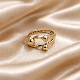 Gold ring without stones