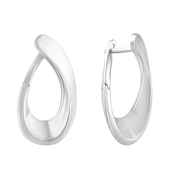 Золотые серьги без камней