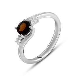 Серебряное кольцо с гранатом 0.656ct