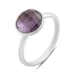 Серебряное кольцо с фианитами