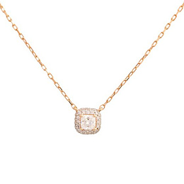Золоте кольє з фіанітами 0.45ct