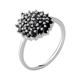 Серебряное кольцо с сапфиром 1.356ct