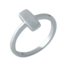 Серебряное кольцо без камней