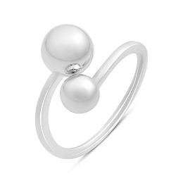 Silver ring without stones