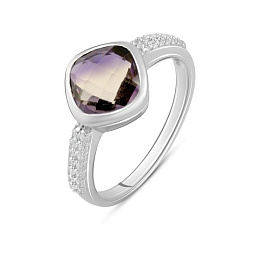 Серебряное кольцо с аметрином nano 1.95ct