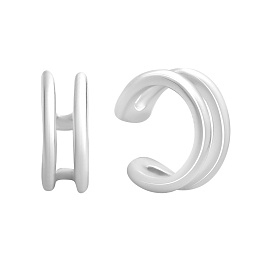 Серебряные серьги без камней