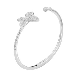 Срібний браслет з фіанітами