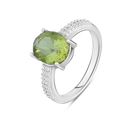 Серебряное кольцо с султанитом 2.795ct