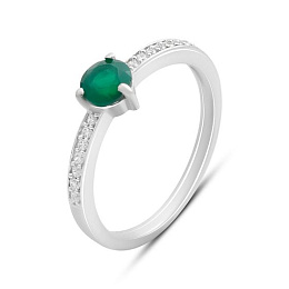Срібна каблучка з агатом 0.628ct