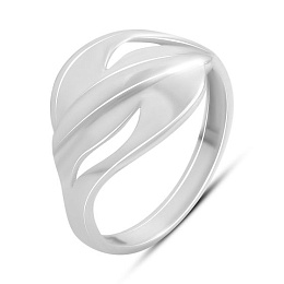Silver ring without stones