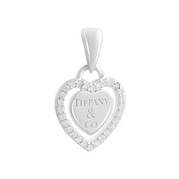 Серебряная подвеска с фианитами