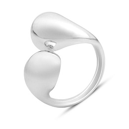Silver ring without stones