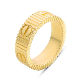 Gold ring without stones