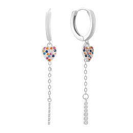 Silver earrings