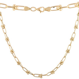 Золотое колье без камней