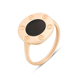 A gold ring with semalloy
