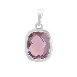 Серебряная подвеска с александритом 4.25ct