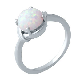 Серебряное кольцо с опалом 0.69ct