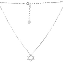 Серебряное колье без камней