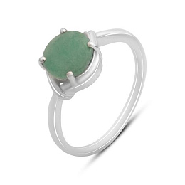 Серебряное кольцо с изумрудом 1.708ct