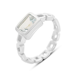 Серебряное кольцо с топазом 1.819ct