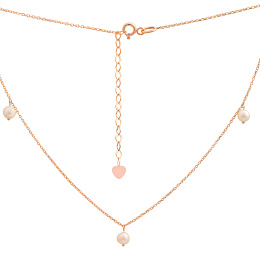 Серебряное колье с жемчугом