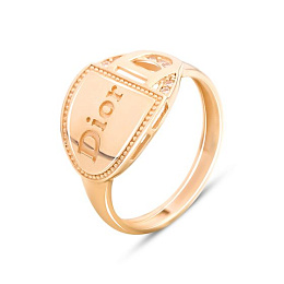 Срібна каблучка з фіанітами 0.07ct