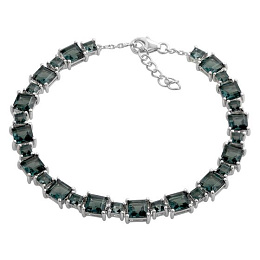 Серебряный браслет с топазом Лондон Блю 10.246ct