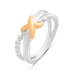 Серебряное кольцо без камней