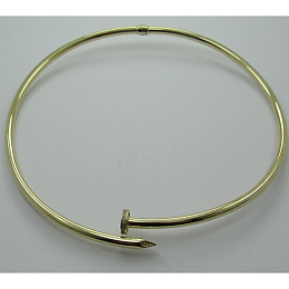 Золотое колье с фианитами 0.3ct