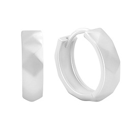 Серебряные серьги без камней