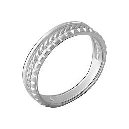 Серебряное кольцо без камней