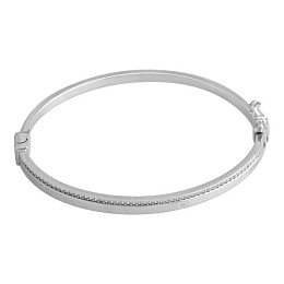 Золотий браслет з фіанітами 0.62ct