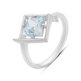 Серебряное кольцо с топазом 2.117ct