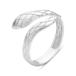 Silver ring without stones