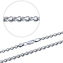 Серебряная цепочка без камней