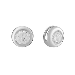 Серебряная подвеска с фианитами