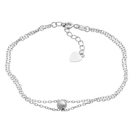 Silver bracelet without stones