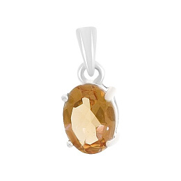 Серебряная подвеска с султанитом