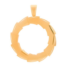 Срібна підвіска з фіанітами 0.48ct