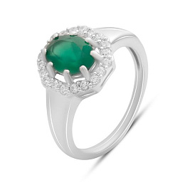Срібна каблучка з агатом 1.638ct